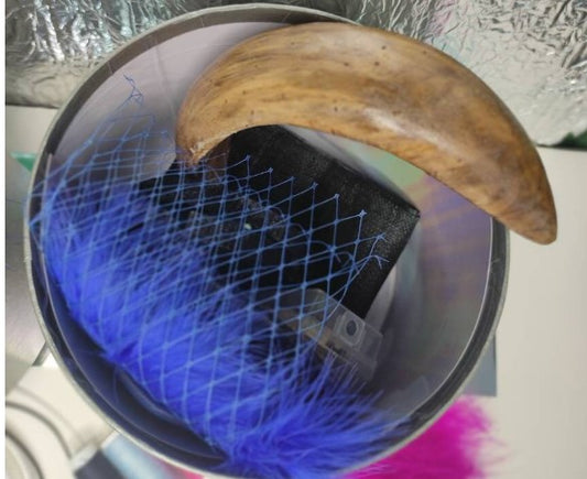 DIY Millinery kit with Hat Block, Make your own Ascot Hat, Bandeau