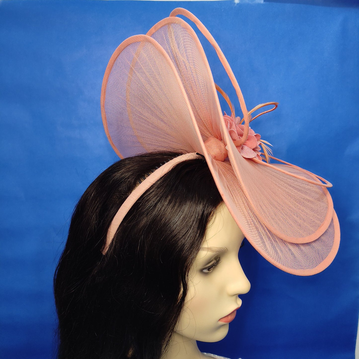 Wide Brim Hat- Wedding Hat -Fashions on the field- Mother of the Bride hat- Custom Hat- Multi colour
