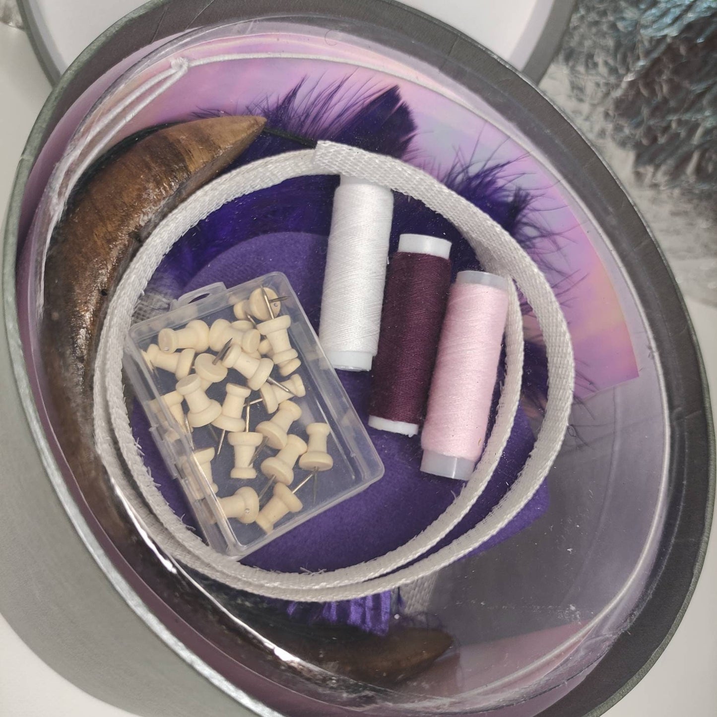 DIY Millinery kit with Hat Block, Make your own Ascot Hat, Bandeau